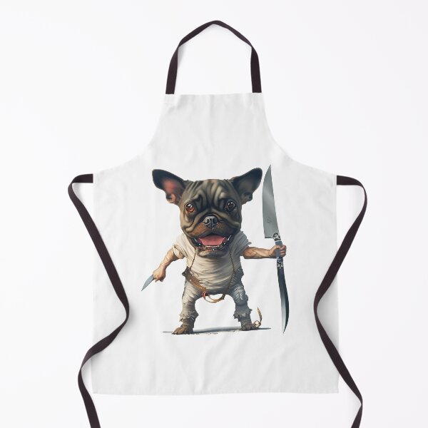 Item preview, Dog with knife designed and sold by Mebbotai.
