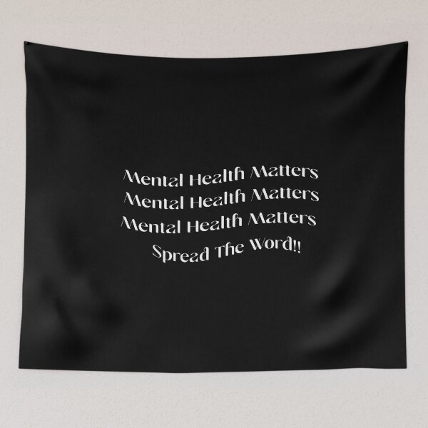 Item preview, Mental Health Matters Spread the Word! Awareness healthy mindset designed and sold by Gracie_Designs.