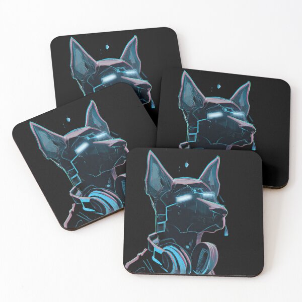Item preview, Sci-Fi Dogs A Retro Futuristic badass D designed and sold by Cosmic-graphics.