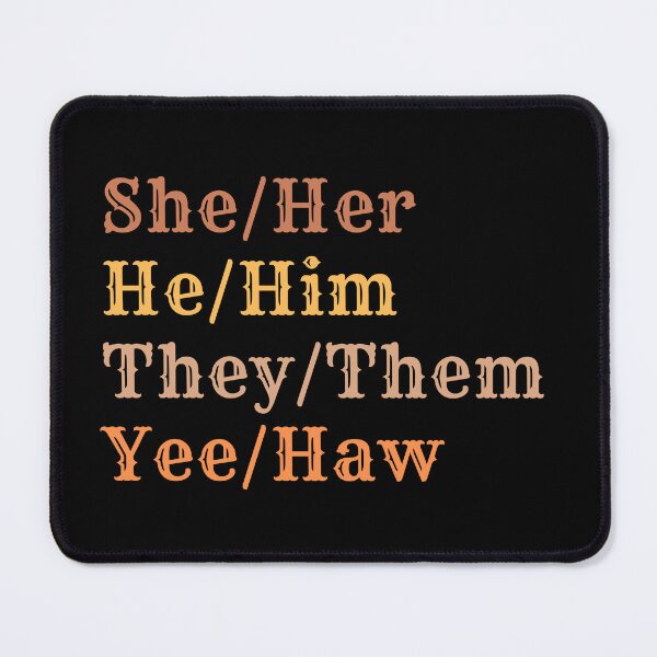 Item preview, Old Western Cowboy Pronouns They / Them designed and sold by KinkShoppe.