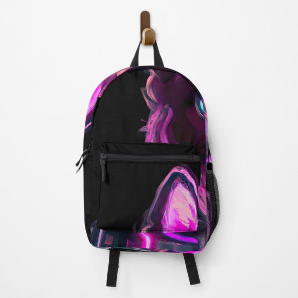 Item preview, The Neon Dog A Retro Futuristic Portrai D designed and sold by Cosmic-graphics.