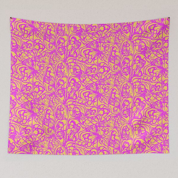 Item preview, Abstract Art at its Finest: The Famous Floral Butterfly  Illustration  [AI generated, AI art ,schoolbag aesthetic ] designed and sold by 3ac-Arts.