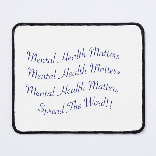 Item preview, Mental Health Matters Spread the Word! Awareness healthy mindset designed and sold by Gracie_Designs.