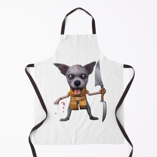 Item preview, Dog with knife designed and sold by Mebbotai.