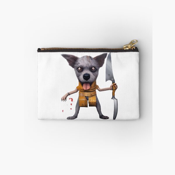 Item preview, Dog with knife designed and sold by Mebbotai.