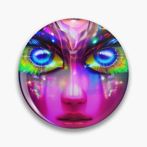 Item preview, Fantasy anime in hologram style - rainbow colors designed and sold by Dalive.