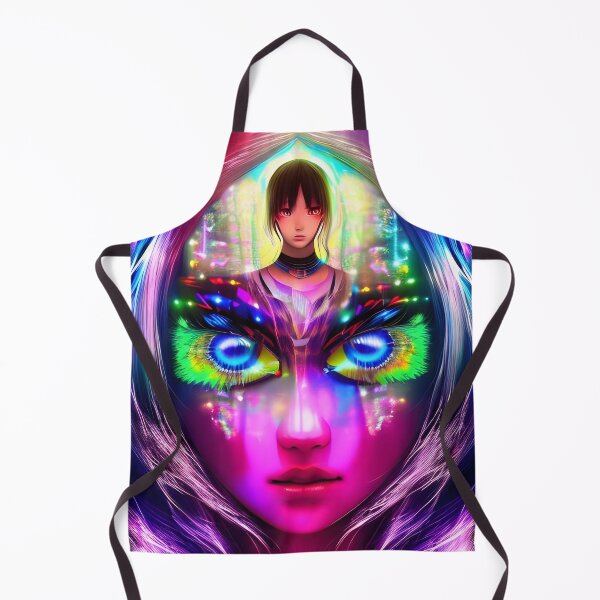 Item preview, Fantasy anime in hologram style - rainbow colors designed and sold by Dalive.