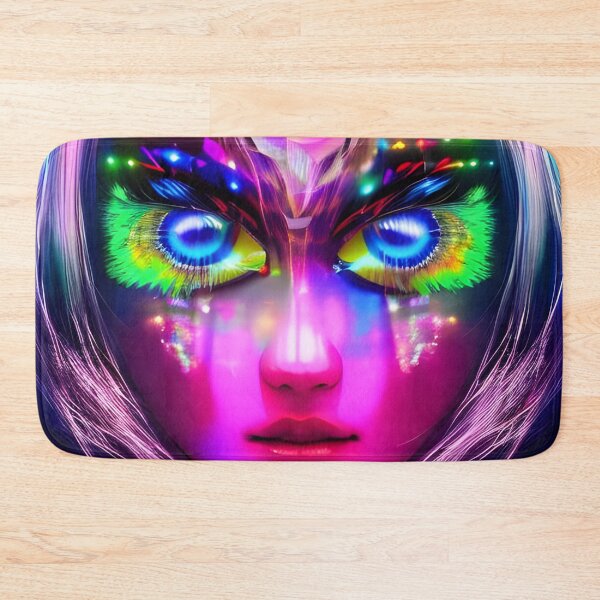 Item preview, Fantasy anime in hologram style - rainbow colors designed and sold by Dalive.