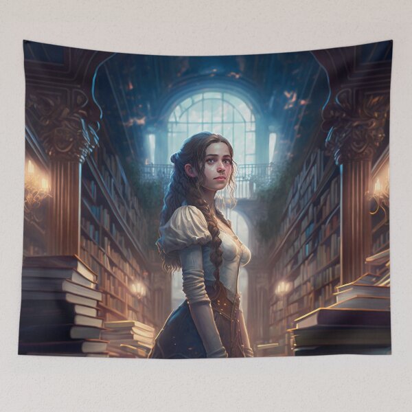Item preview, Lost in Time: A Girl's Adventure in an Ancient Library designed and sold by oanaunciuleanu.