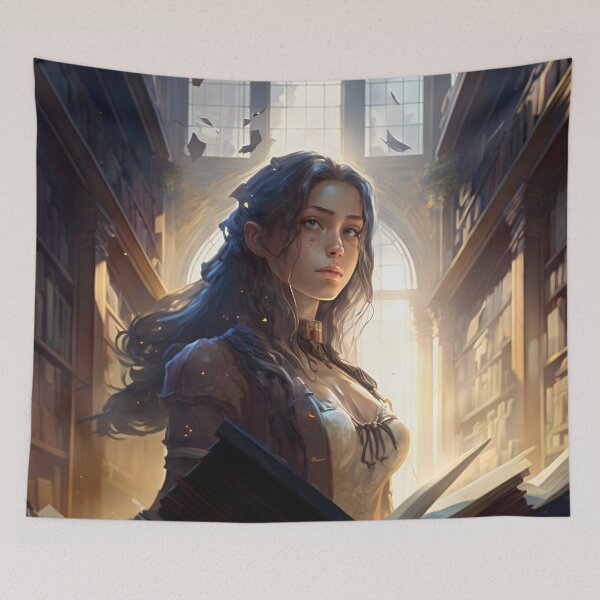 Item preview, Lost in Time: A Girl's Adventure in an Ancient Library designed and sold by oanaunciuleanu.