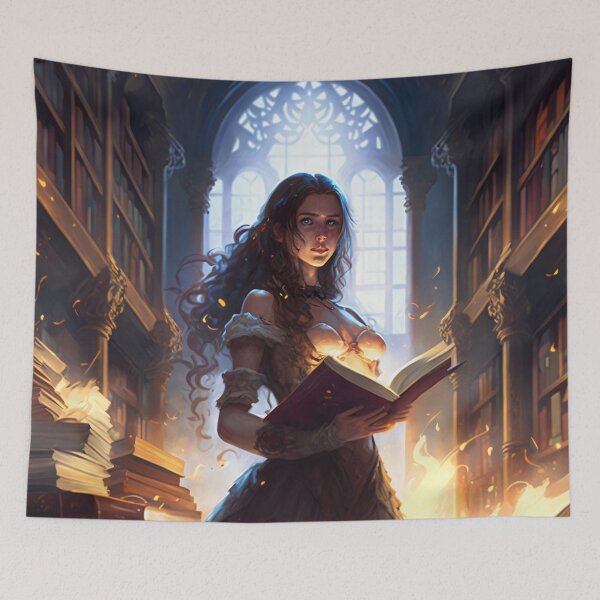 Item preview, Lost in Time: A Girl's Adventure in an Ancient Library designed and sold by oanaunciuleanu.