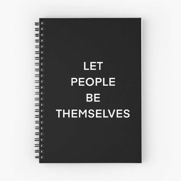 Item preview, Let people be themselves (white text - transparent background)  designed and sold by CrimeDesigns.