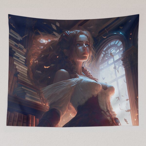 Item preview, Lost in Time: A Girl's Adventure in an Ancient Library designed and sold by oanaunciuleanu.