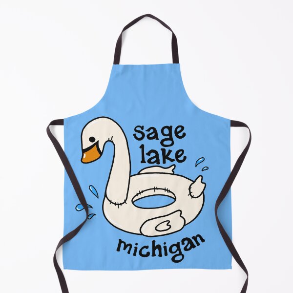 Item preview, Sage Lake swan floatie designed and sold by gillymakesart.