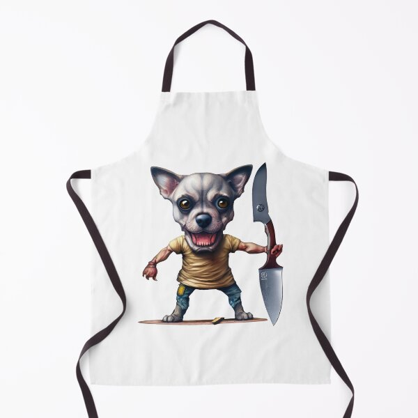 Item preview, Dog with knife designed and sold by Mebbotai.