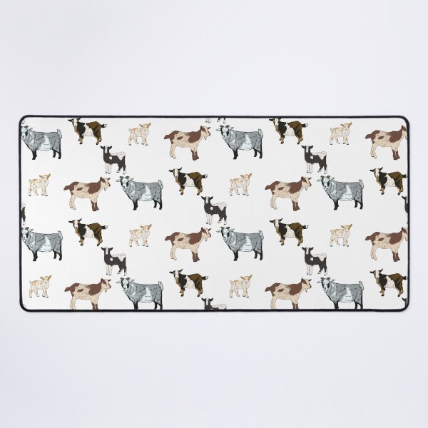 Item preview, Transparent Nigerian Dwarf Goats Pattern designed and sold by Ashley Gagnon.