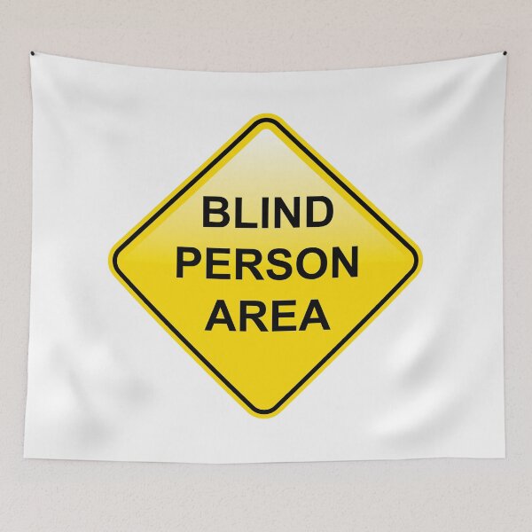 Item preview, Blind Person Area designed and sold by vectorworks51.