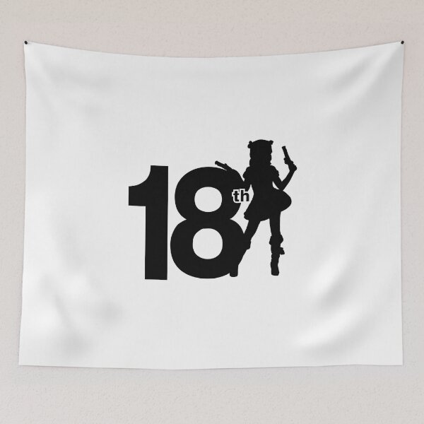 Item preview, 18th Birthday T-Shirt, Happy Birthday T-shirt, Pirate Girls theme, Birthday Gift, Design for Man and Ladies ,Boy and Girl ,Classic T-Shirt Gift designed and sold by sixday 7day.