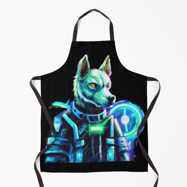 Item preview, Cyber Pup police in a Synthwave Wonderland D designed and sold by Cosmic-graphics.