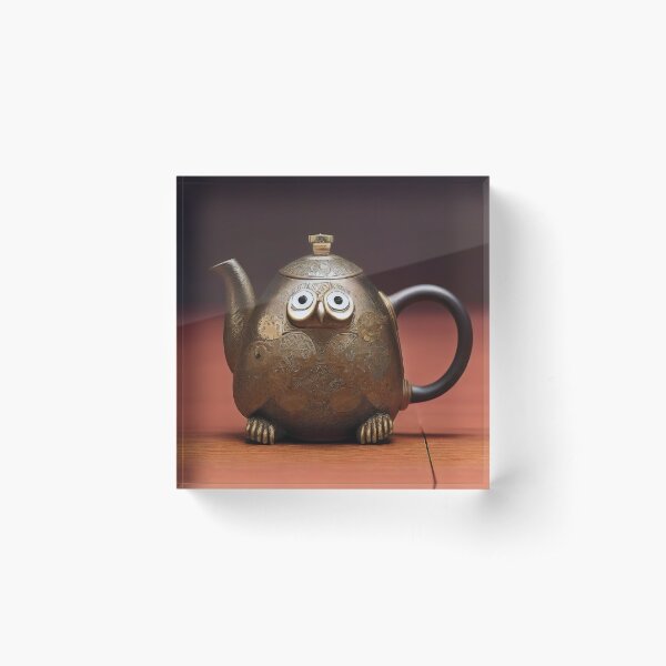 Item preview, Steampunk Owl Teapot designed and sold by entwithanaxe.