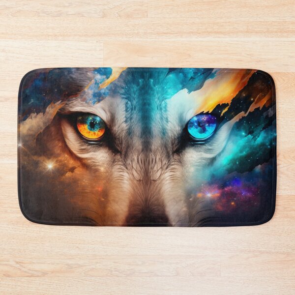 Item preview, Galaxy Wolf Eyes - Abstract - Water Color Painting -  designed and sold by wildlifezen.
