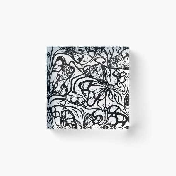 Item preview, Abstract Art at its Finest: The Famous Floral Butterfly  Illustration  [AI generated, AI art ,schoolbag aesthetic ] designed and sold by 3ac-Arts.