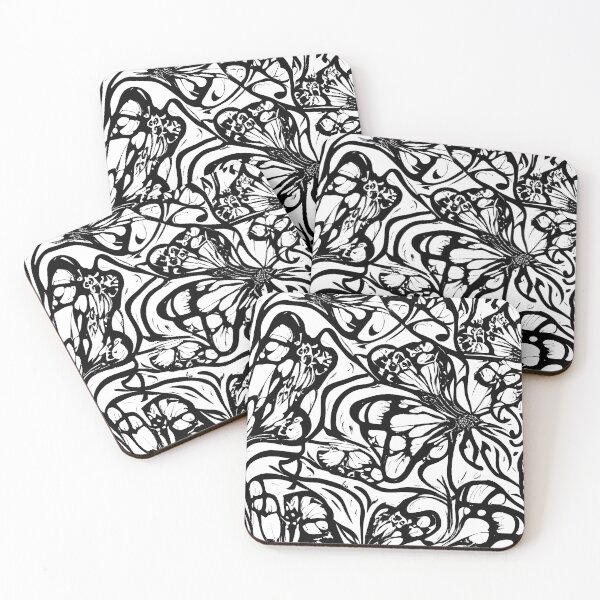 Item preview, Abstract Art at its Finest: The Famous Floral Butterfly  Illustration  [AI generated, AI art ,schoolbag aesthetic ] designed and sold by 3ac-Arts.