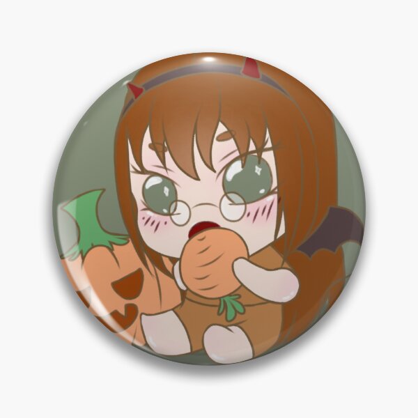Artikelvorschau, Nettes Chibi-Mädchen im Teufel-Kostüm-Clipart-Aufkleber entworfen und verkauft von SinaBaniArt.