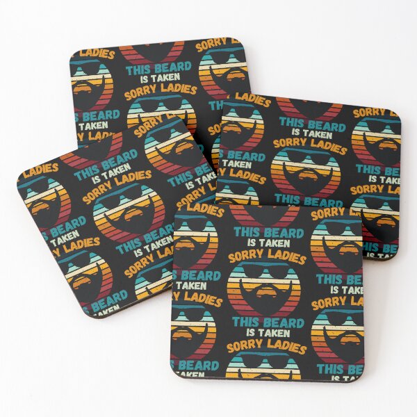 Item preview, Sorry Ladies This Beard is Taken, Funny Beard, Taken 2023, Bearded Man, Beard Lover, Beard Man, I love Beards, Retro Sunset  designed and sold by CreativeBuys.