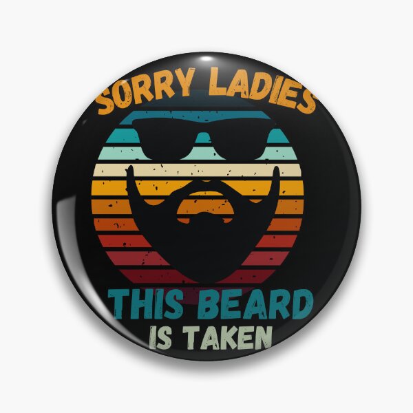 Item preview, Sorry Ladies This Beard is Taken, Funny Beard, Taken 2023, Bearded Man, Beard Lover, Beard Man, I love Beards, Retro Sunset  designed and sold by CreativeBuys.