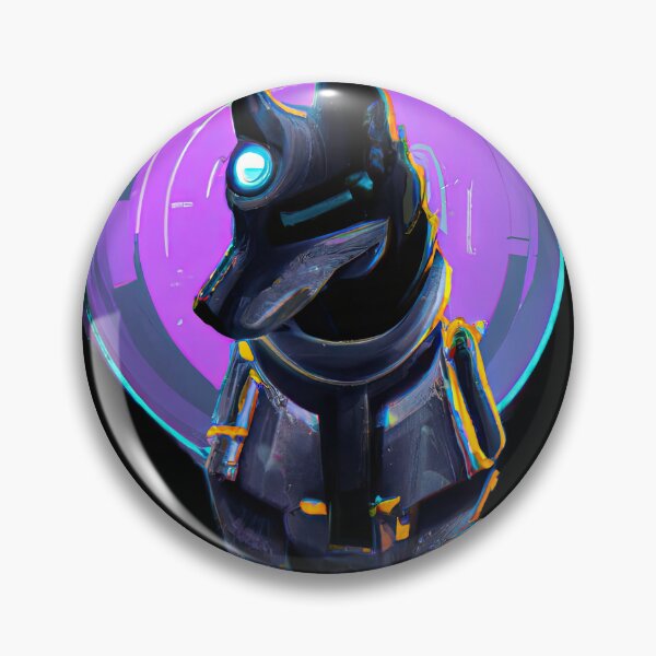 Item preview, A lovely Technicolor Dog in a Futuristic World D designed and sold by Cosmic-graphics.