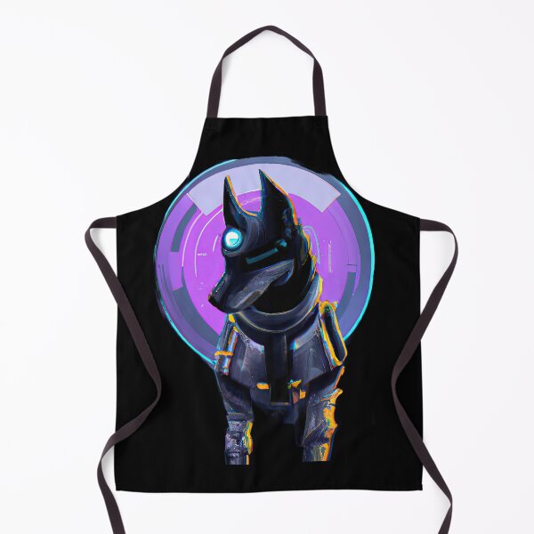 Item preview, A lovely Technicolor Dog in a Futuristic World D designed and sold by Cosmic-graphics.