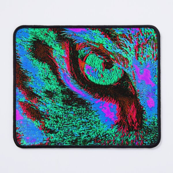 Item preview, Vibrant Eye of the Tiger Mint Green designed and sold by WildArtDesigns.