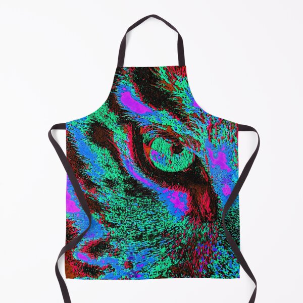 Item preview, Vibrant Eye of the Tiger Mint Green designed and sold by WildArtDesigns.