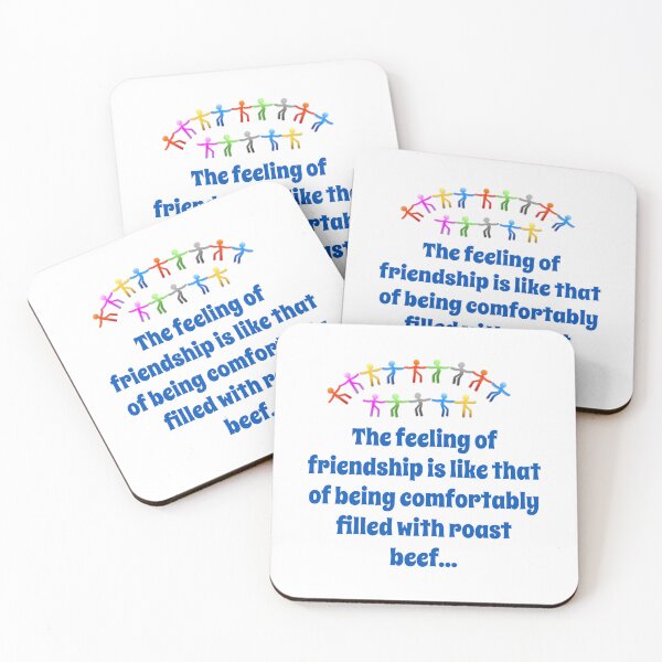 Item preview, The Feeling Of Friendship - Friendship Quote  designed and sold by CrankyOldDude.
