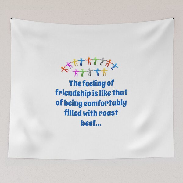 Item preview, The Feeling Of Friendship - Friendship Quote  designed and sold by CrankyOldDude.