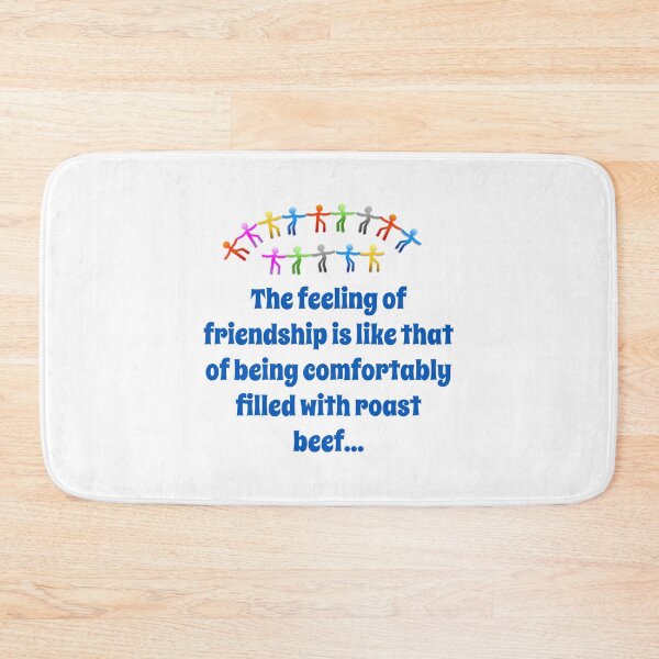 Item preview, The Feeling Of Friendship - Friendship Quote  designed and sold by CrankyOldDude.