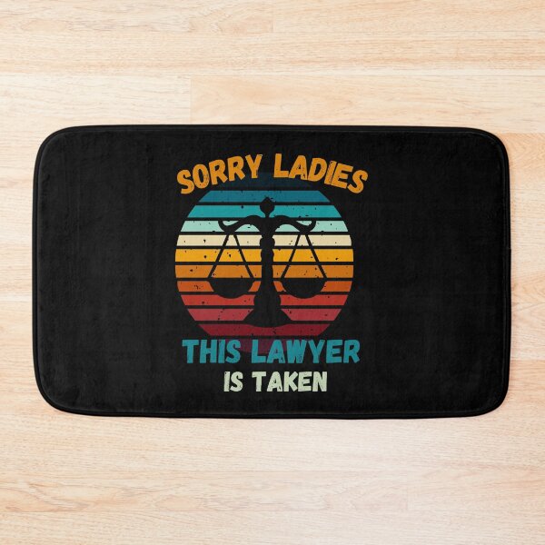 Item preview, Sorry Ladies This Lawyer is Taken, Funny Lawyer, Taken 2023, Lawyer, Lawyer Lover, Lawyer Man, I love lawyers, Retro Sunset  designed and sold by CreativeBuys.