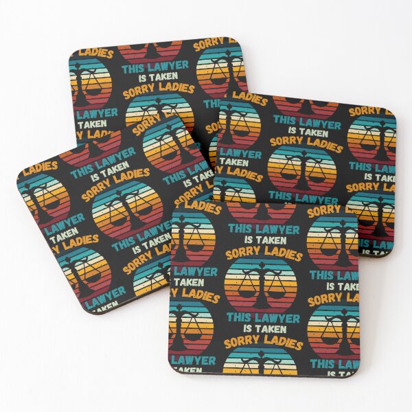 Item preview, Sorry Ladies This Lawyer is Taken, Funny Lawyer, Taken 2023, Lawyer, Lawyer Lover, Lawyer Man, I love lawyers, Retro Sunset  designed and sold by CreativeBuys.