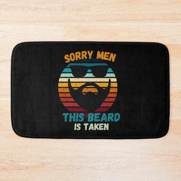 Item preview, Sorry Men This Beard is Taken, Funny Beard, Taken 2023, Bearded Man, Beard Lover, Beard Man, I love Beards, Retro Sunset  designed and sold by CreativeBuys.