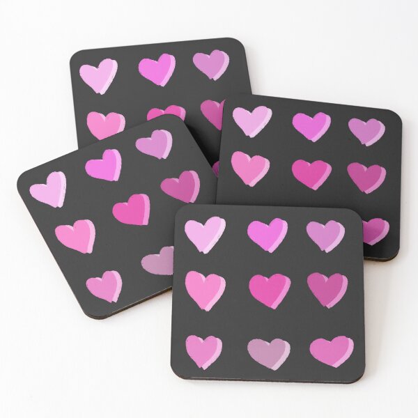 Item preview, Pink purple hearts designed and sold by pinkyfish1010.
