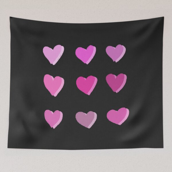 Item preview, Pink purple hearts designed and sold by pinkyfish1010.