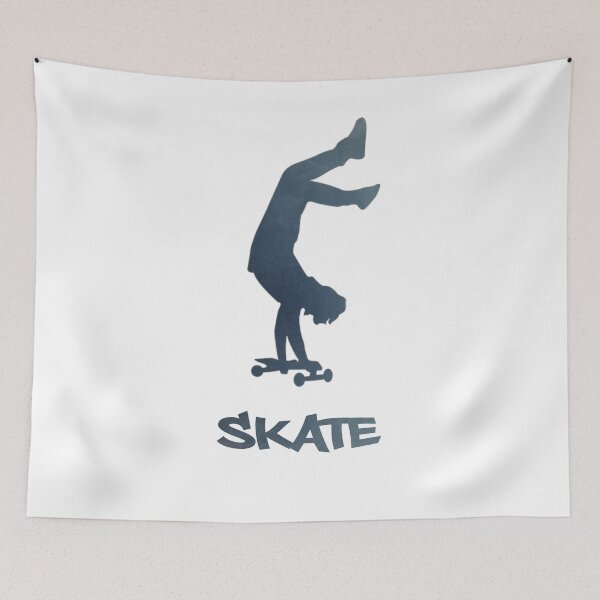 Item preview, Skateboarding Retro 70s, going invert, handstand, shredding skateboard shirt designed and sold by DamnCoolStuff.