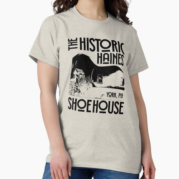 Haines Shoe House York Pennsylvania Historical Landmark Poster Art BLACK Classic T-Shirt