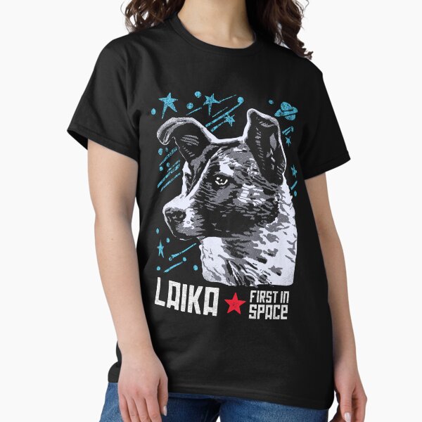 Artikel-Vorschau von Laika Soviet Union USSR Cosmonaut Dog First In Space, designt und verkauft von VintageDigital.