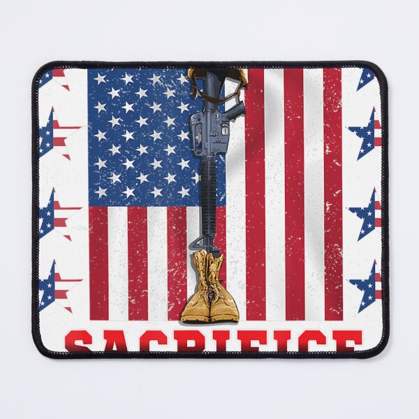 Item preview, Retro US Flag Combat Boots Honor Their Sacrifice Veteran Day  designed and sold by lirdondedejg.