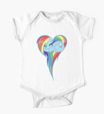 Heart Of Rainbow Dash One Piece - Short Sleeve
