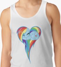 Heart Of Rainbow Dash Tank Top