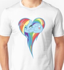 Heart Of Rainbow Dash Unisex T-Shirt