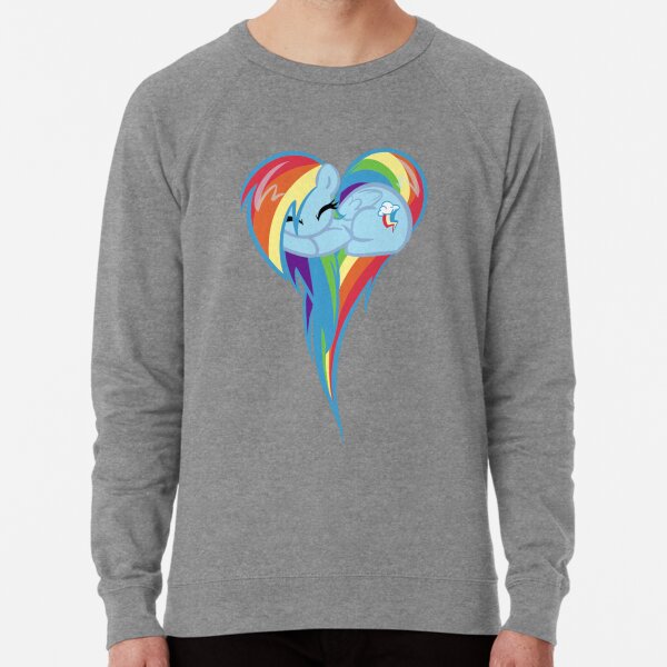 Heart Of Rainbow Dash Lightweight Sweatshirt